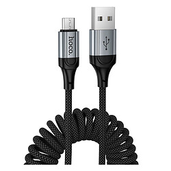 USB кабель Hoco X121 Nuevo, MicroUSB, 1.5 м., Черный