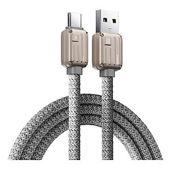 USB кабель Remax RC-C158 Bagcase, Type-C, 1.2 м., Серый