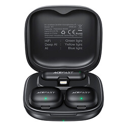 Микрофон петличный AceFast R1, Черный