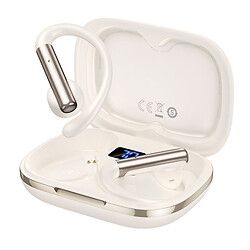 Bluetooth-гарнитура Hoco EW206 Mist, Стерео, Белый