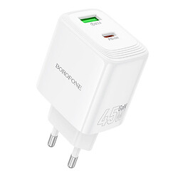СЗУ Borofone BN30 Cargador, Білий