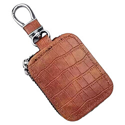 Чохол (сумка), Crocodile Zipper Case, Коричневий