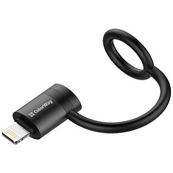 Адаптер ColorWay CW-AD-LC Apple iPhone SE 2022 / iPhone 14 Pro Max / iPhone 14 Plus / iPhone 14 Pro / iPhone 14 / iPhone 13 Pro / iPhone 13 Mini / iPhone 13 / iPhone 13 Pro Max / iPhone 12 Mini / iPhone 12 Pro Max, Lightning, Type-C, Черный