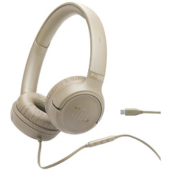 Гарнитура JBL Tune 530C, С микрофоном, Бежевый