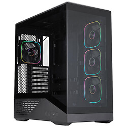 Корпус 1stPlayer GM7-BK-3FN7R-1FN7, Черный