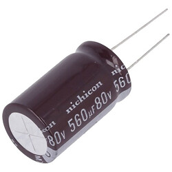 Конденсатор электролитический выводной UPM1K561MHD6