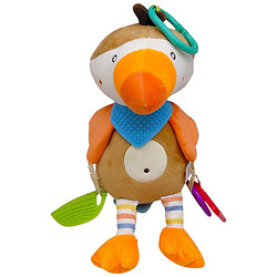 Велике брязкальце м'яке "ПАПУГА", Lelebrother