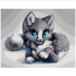 Картина по номерам "Аниме-котенок", Strateg