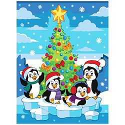 Картина по номерам "Веселые пингвины", 30х40 см, Strateg