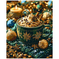 Картина по номерам "Вкус зимнего уюта", 40х50 см, Origami