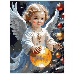 Картина по номерам "Рождественский ангел", 30х40 см, Strateg