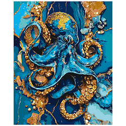 Картина за номерами з фарбами металік "Восьминіг", 40х50 см, Origami