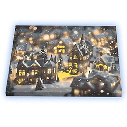 Картина за номерами зі світлодіодним підсвічуванням "Зимовий вечір", 40х50 см, Riviera Blanca