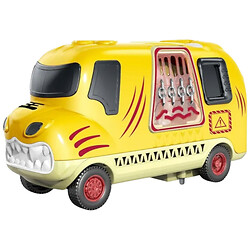 Машина музыкальная с тигром, свет, звуки, едет вперед, фигурка тигра двигается, в коробке, Mic