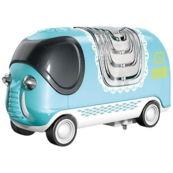 Машина музыкальная, подсветка, ездит, звуки транспорта и животных, машинка и слон шатаются, 2 режима: со звуком и без, резиновые шины, в коробке, Mic