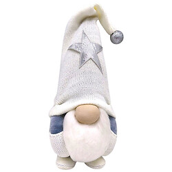 М'яка іграшка "Скандинавський гном", Hand Made, висота 28 см, хлопчик, білий, 28см, Mic