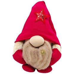 М'яка іграшка "Скандинавський гном", Hand Made, висота 28 см, хлопчик, червоний, 25см, Mic