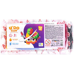 Набор для творчества "UʼDO Clay 12 шт.", брикет 10г, Strateg