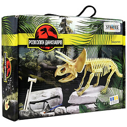 Набір для творчості "Розкопки динозаврів. Трицератопс", укр, Strateg
