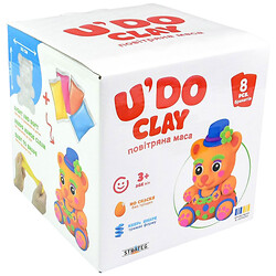 Набір для творчості, повітряний пластилін, "Ведмідь U'DO Clay", Strateg