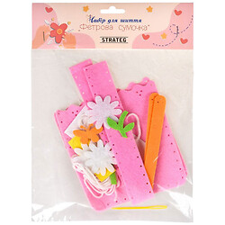 Набор для шитья "Фетровая сумочка: Цветочная", Strateg