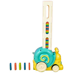 Равлик із доміно, на батарейках, декорація, фішки доміно, наклейки, в коробці, Mic