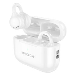 Bluetooth-гарнітура Borofone BW95 Cancion, Стерео, Білий