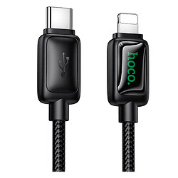USB кабель Hoco U146 Mundo Apple iPhone SE 2022 / iPhone 14 Pro Max / iPhone 14 Plus / iPhone 14 Pro / iPhone 14 / iPhone 13 Pro / iPhone 13 Mini / iPhone 13 / iPhone 13 Pro Max / iPhone 12 Mini / iPhone 12 Pro Max, Lightning, 1.2 м., Черный