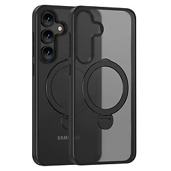 Чехол (накладка) Samsung Galaxy S24, Epik Metal Buttons HQ Ring, MagSafe, Черный