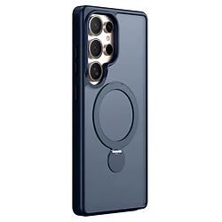 Чехол (накладка) Samsung S928 Galaxy S24 Ultra, Epik Metal Buttons HQ Ring, MagSafe, Dark Blue, Синий