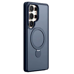 Чохол (накладка) Samsung Galaxy S25 Ultra, Epik Metal Buttons HQ Ring, MagSafe, Dark Blue, Синій