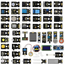 Комплект датчиків Sensor Starter Kit 48 в 1 для Arduino DIY проектів в органайзері від Keyestudio