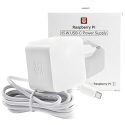 Блок живлення Raspberry Pi 45Вт USB-C PD, Білий