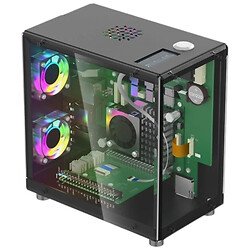 Корпус Elecrow Pitower Gen 1 Mini PC Case для Raspberry Pi 5 с OLED дисплеем 1.3"