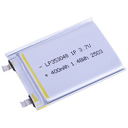 Акумулятор універсальний, 400 mAh, 3,5 x 30 x 48 мм.