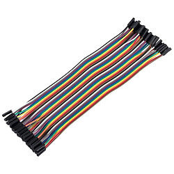 Шлейфовая перекладка 40пин, мама-мама 40см (дюпон линии)