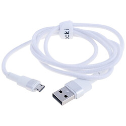 USB кабель Toocki TXCM-XK02, MicroUSB, 1.0 м., Белый