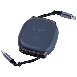 USB кабель Toocki, Type-C, 1.0 м., Черный