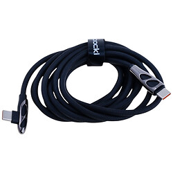 USB кабель Toocki, Type-C, 2.0 м., Черный