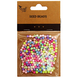 Бисер для рукоделия Craft time, цветной, микс, 4 мм