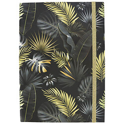 Блокнот А5 клітинка з тверда обкладинка "Листя", 80 аркуші