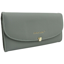 Гаманець жіночий екошкіра класичний на кнопці, мікс