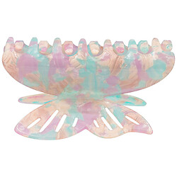 Краб для волосся пластиковий Lovit "Метелик", кольоровий