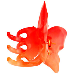 Краб для волосся пластиковий "Метелик", в асортименті