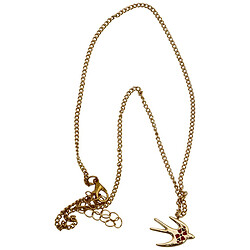 Цепочка на шею женская с подвеской "Птичка"