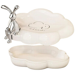 Мильниця пластикова "Хмаринка", з фігуркою, 14,5х12 см