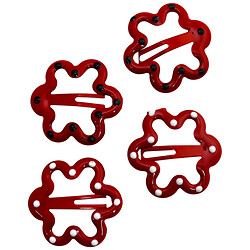 Набір заколок для волосся фігурних "Тік-так", 4 шт