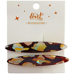 Набір заколок-затискачів для волосся, 2 шт