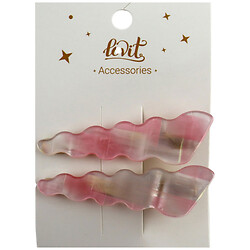 Набор заколок-зажимов для волос фигурные, 2 шт.