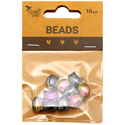 Набор бусин для создания украшений Craft time "Кошки", 10 шт
